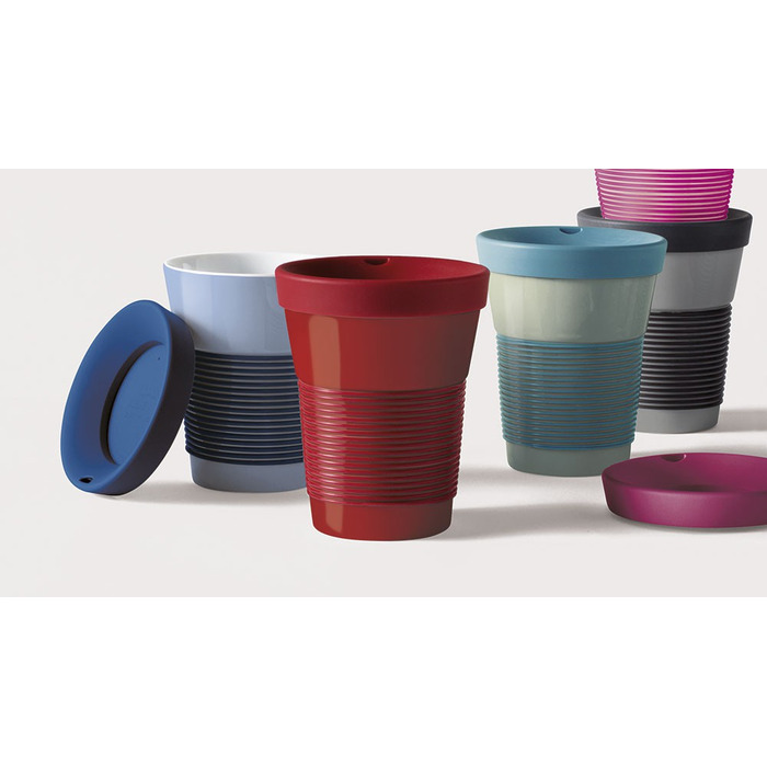 Чашка 0,35 л, с крышкой белая Сupit To Go Mugs Magic Grip Kahla