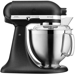 Кухонный комбайн 4.8 л, 300 Вт, 10 скоростей, черный Artisan 5KSM185PS KitchenAid