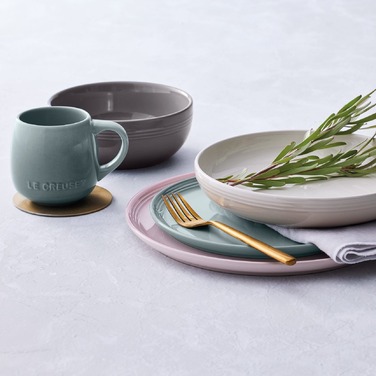 Тарелка для завтрака 22 см Shell Pink Coupe Le Creuset