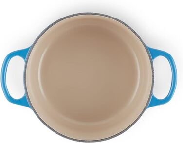 Кастрюля чугунная 1,8 л Azure Signature Le Creuset