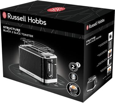 Тостер на 2 ломтика, 1050 Вт Russell Hobbs