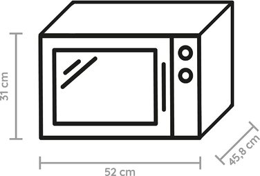 Многофункциональная микроволновая печь 5 в 1 Bauknecht Chef Plus MW 49 SL / 800 Вт / 25 л / DualCrisp & CrispFry