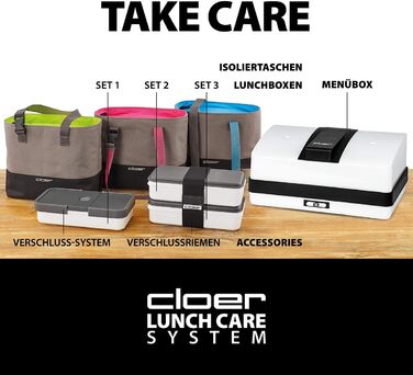 Ланч-набор из 15 предметов Cloer 800S2-1 Lunch Care System Bento Box