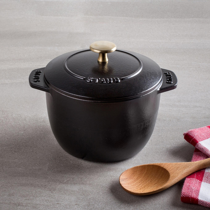 Кокот для риса, 16 см, черный Staub