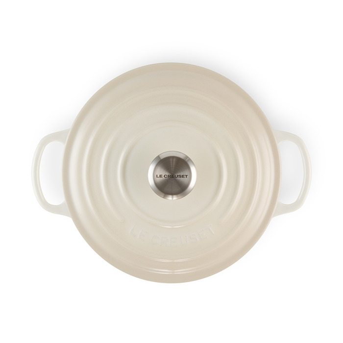 Кастрюля круглая 3,3 л меренга Meringue Le Creuset