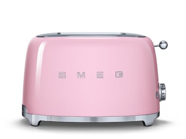 Тостер на 2 ломтика  TSF01PKEU, розовый, Smeg