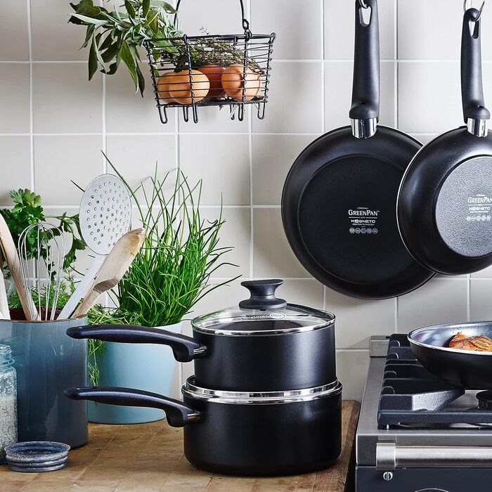 Набор кастрюль 3 предмета Cambridge Black GreenPan