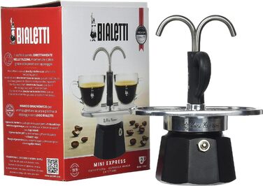 Кофеварка для эспрессо на 2 чашки Mini Express Bialetti