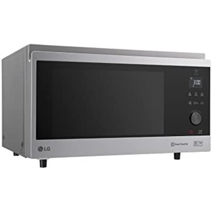 Многофункциональная микроволновая печь LG Electronics NeoChef MJ 3965 ACS / 1100 Вт/ 39 л / 4 в 1: пароварка, гриль, духовка, печь