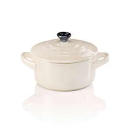 Мини-кастрюля / жаровня 10 см Metallic Creme Le Creuset 