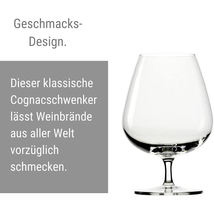 Набор бокалов для коньяка 6 шт. 610 мл, Grandezza Stölzle Lausitz