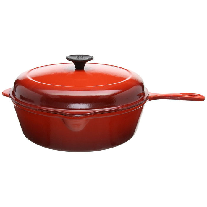 Гусятница / жаровня с длинной ручкой 27 см, вишневый Le Creuset