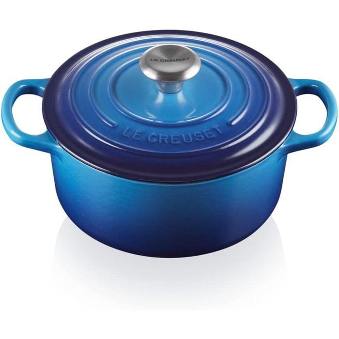 Кастрюля чугунная 1,8 л Azure Signature Le Creuset