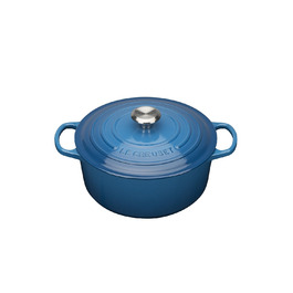 Кастрюля / жаровня 30 см, синий марсель Le Creuset 