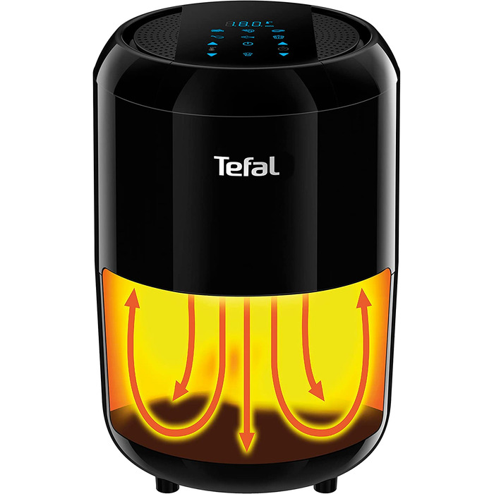 Фритюрница Tefal EY3018 Easy Fry Compact 1,6 л / 6 автоматических программ / цифровой дисплей