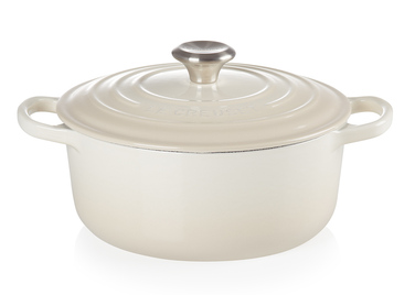 Кастрюля круглая 4,2 л меренга Meringue Le Creuset