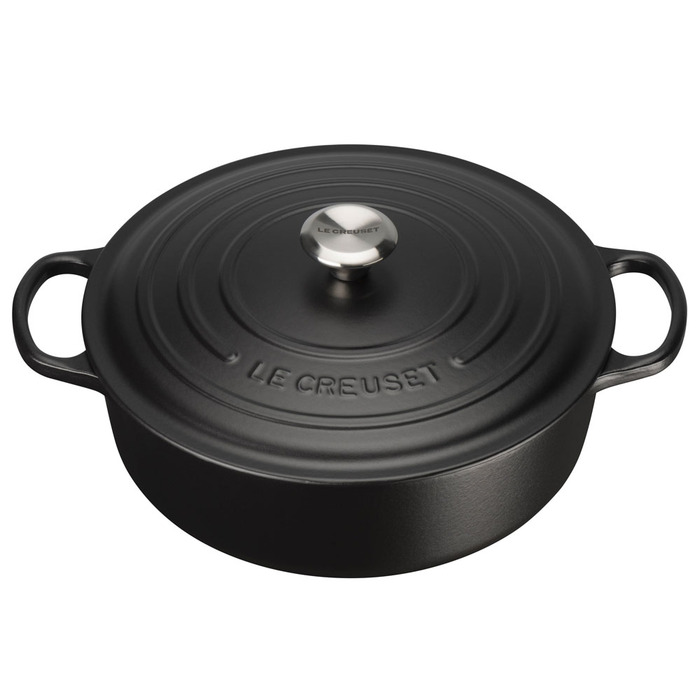 

Le Creuset Жаровня для ризотто круглая 30 см черная Le Creuset