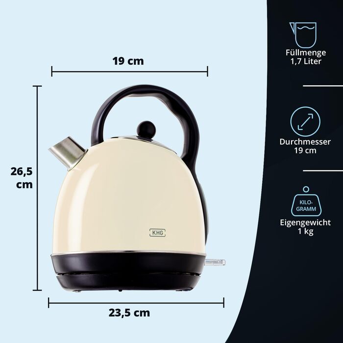 Электрочайник 1,7 л Cream KHG