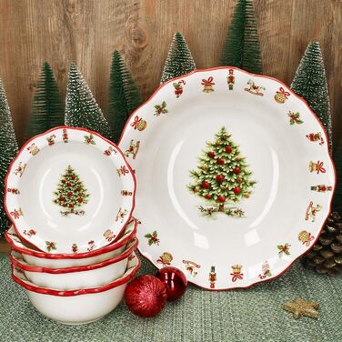 Набор рождественских пиал 5 предметов Maestro Natale MamboCat