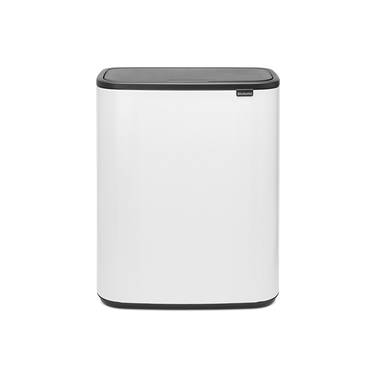 Мусорный бак 2х30 л белый Bo Touch Bin Brabantia