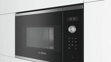 Встраиваемая микроволновая печь Bosch Home Appliances 6 серии / 800 Вт / 20 л / 7 автоматических программ