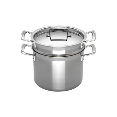 Кастрюля с паровой корзиной 20 см 3Ply Le Creuset