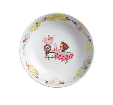 Тарелка детская 18 см глубокая, Спящая красавица Kiddie Tableware Kahla