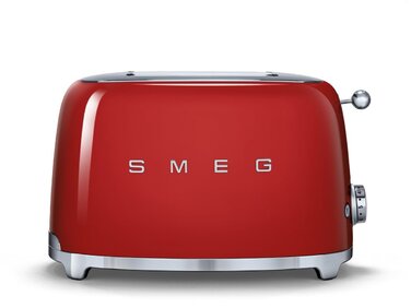 Тостер на 2 ломтика  TSF01RDEU, красный, Smeg