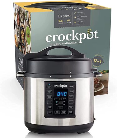 Мультиварка Crock-Pot CSC051X 12-в-1 / 1000 Вт / 5.6 л / нержавеющая сталь