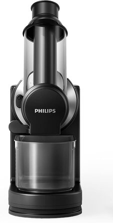 Медленная соковыжималка Philips Domestic Appliances HR1889/70 / 150 Вт / контейнер 0.75 л / черный