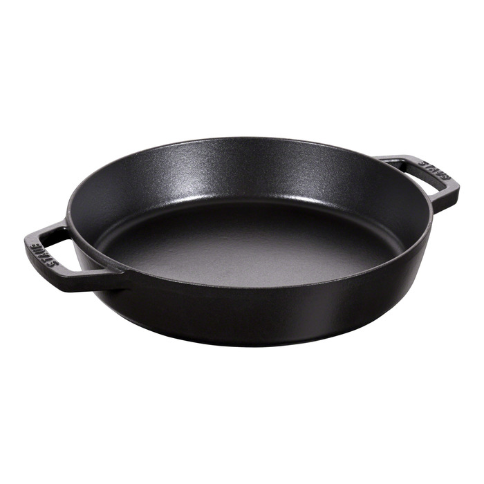 Staub Сковорода 26 см с двумя ручками черная Staub 23694₽