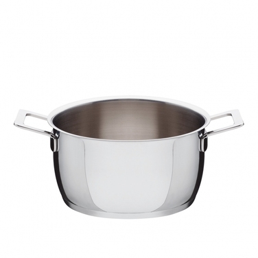 Кастрюля с двумя ручками 16 см 1,6 л металлик Pots & Pans Alessi