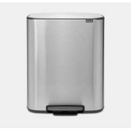 Мусорный бак 60 л матовый стальной Bo Pedal Bin Brabantia