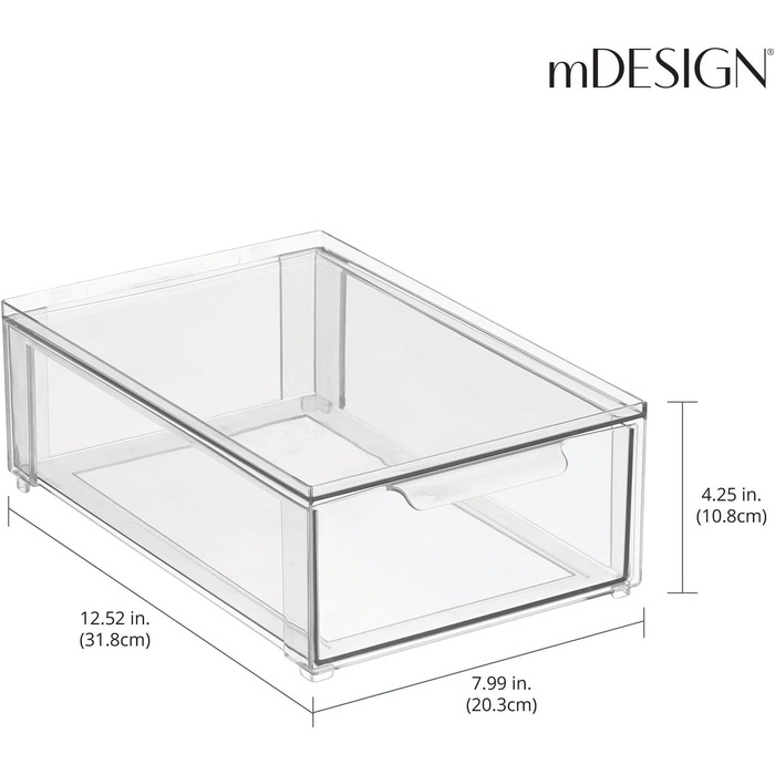 Набор ящик для хранения  2 предмета, 2 30,5 x 20,3 x 10,2 см mDesign