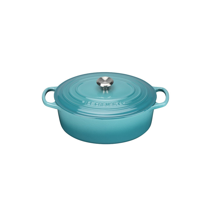 Гусятница / жаровня 31 см, бирюзовый Le Creuset