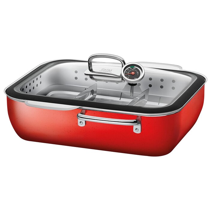 Silit Жаровня 356 х 333 см с паровой корзиной пароварка ecompact Energy Red Silit 68770₽