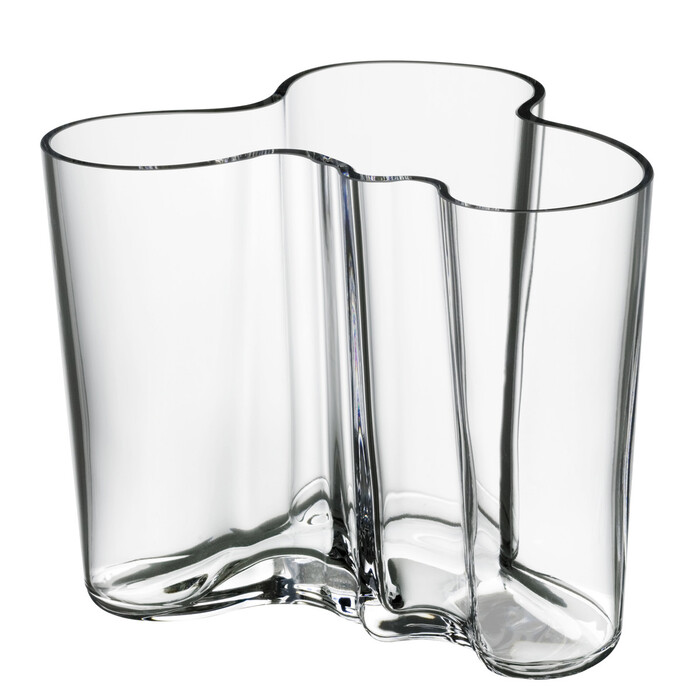 Ваза 12х15х12,5 см янтарная Aalto Iittala