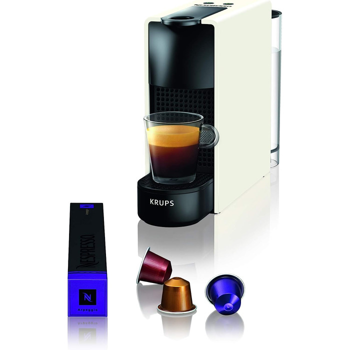 Капсульная кофемашина 0.6 л 1200 Вт, белая Nespresso Essenza Mini ‎YY2912FD Krups