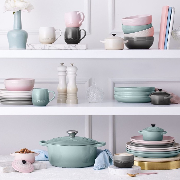 Тарелка для завтрака 22 см Sea Salt Coupe Le Creuset