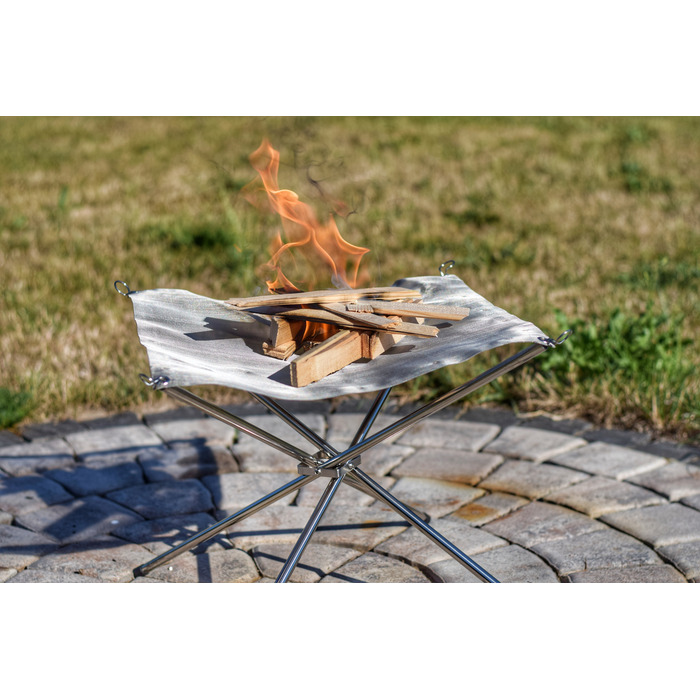 Костровая чаша переносная 41 x 41 x 32 см Feuerstelle CampFeuer