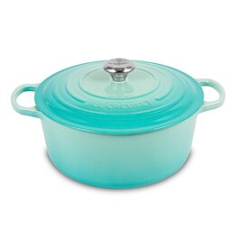 Кастрюля / жаровня с крышкой 22 см Cool Mint Le Creuset