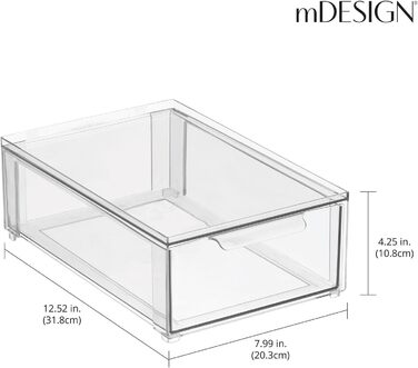 Набор ящик для хранения  2 предмета, 2 30,5 x 20,3 x 10,2 см mDesign