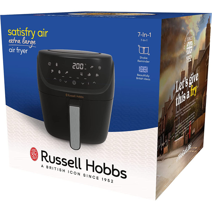 Фритюрница Russell Hobbs XXL / 8 л / 7 функций приготовления / 10 программ