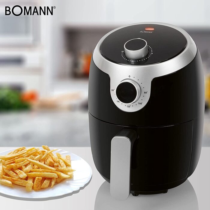 Фритюрница Bomann FR 6050 H CB / 1,8 л / 1000 Вт