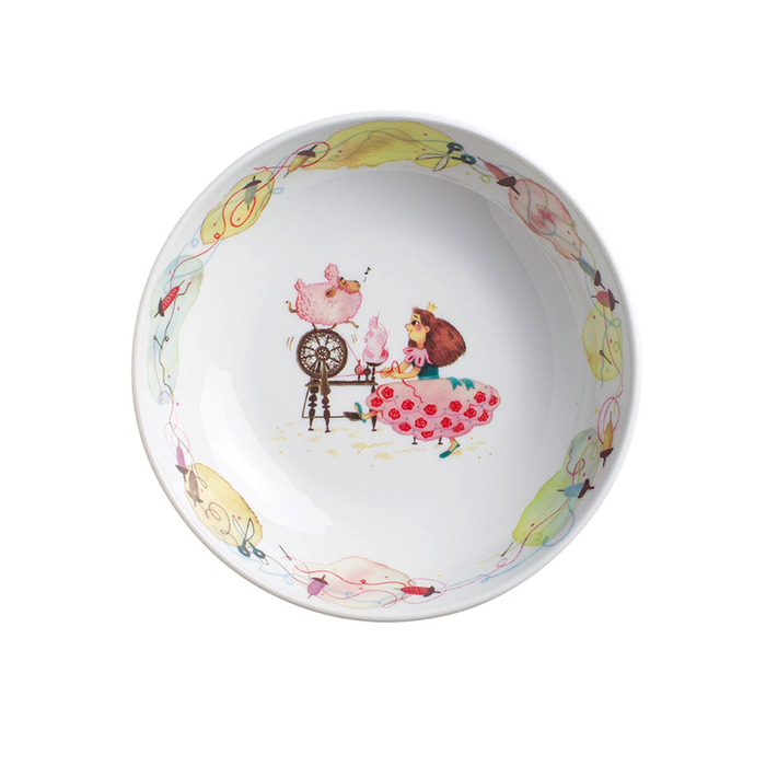 Тарелка детская 18 см глубокая, Спящая красавица Kiddie Tableware Kahla