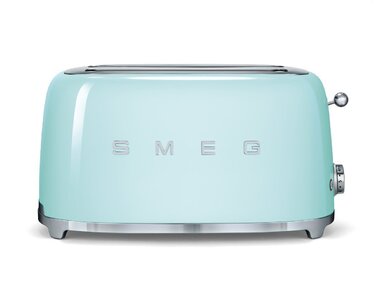 Тостер на 4 ломтика, зеленый, Smeg