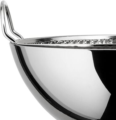 Ваза для фруктов с дуршлагом 24,9х20,5х24,9 см металлик Black Foot Alessi