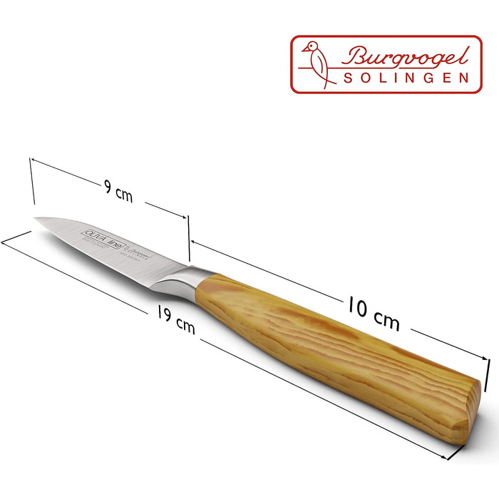 Нож для овощей 9 см Oliva Line Burgvogel Solingen