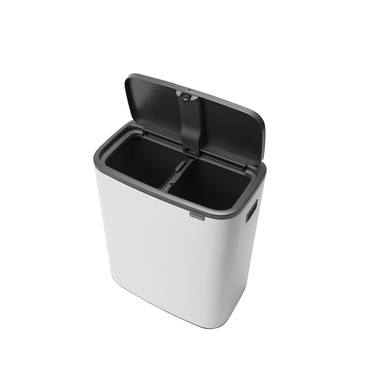 Мусорный бак 2х30 л белый Bo Touch Bin Brabantia