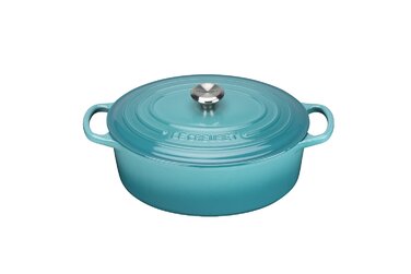 Гусятница / жаровня 31 см, бирюзовый Le Creuset